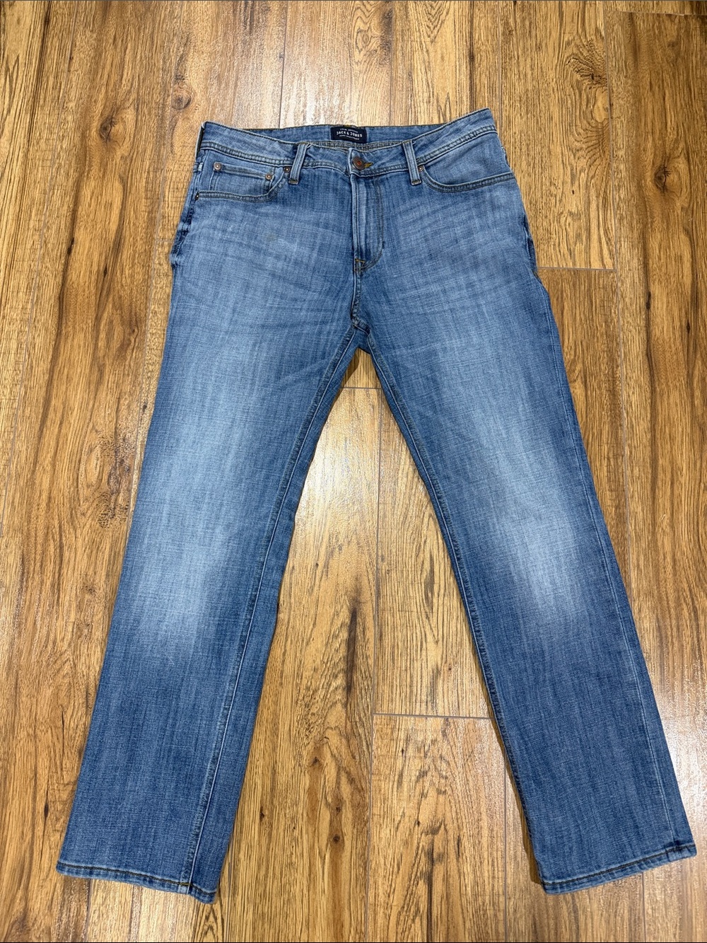 Jack & Jones Regular Fit/Clark Jeans in Faded Blue Sz 30/32 Men’s Comfort casual